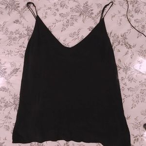 Black cami from Aritzia